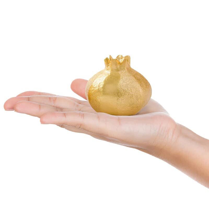 Serein Wellness - Wholesale Salt & Pepper Shaker Set - Pomegranate Salt & Pepper Set 2 Pcs - Gold Tableware1