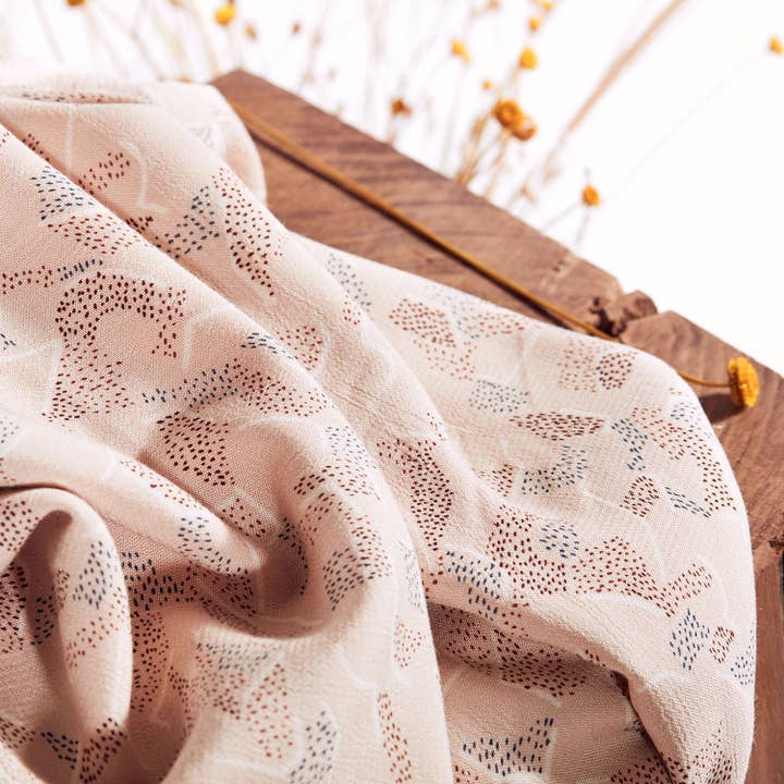 Vera Blush Fabric for wholesale by Atelier Brunette - Fabrics & Sewing Patterns Shop
