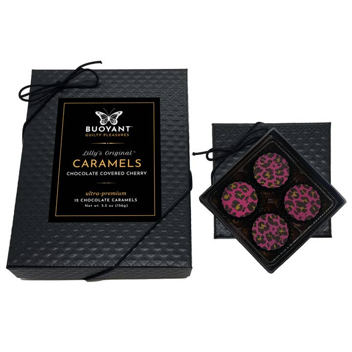 Buoyant Chocolates & Confections - Wholesale Chocolate Covered Sweets - Chocolate Covered Cherry Caramels