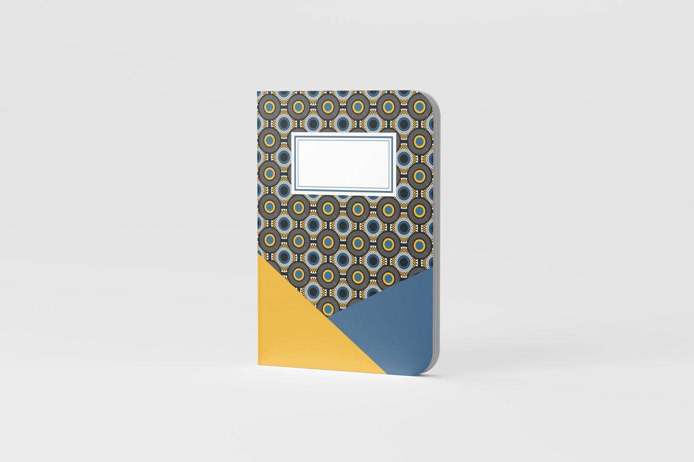 Brown Aspiration - Wholesale Notebook - Ankara Wax #5 - Pocket Jotter (Set of Two)4