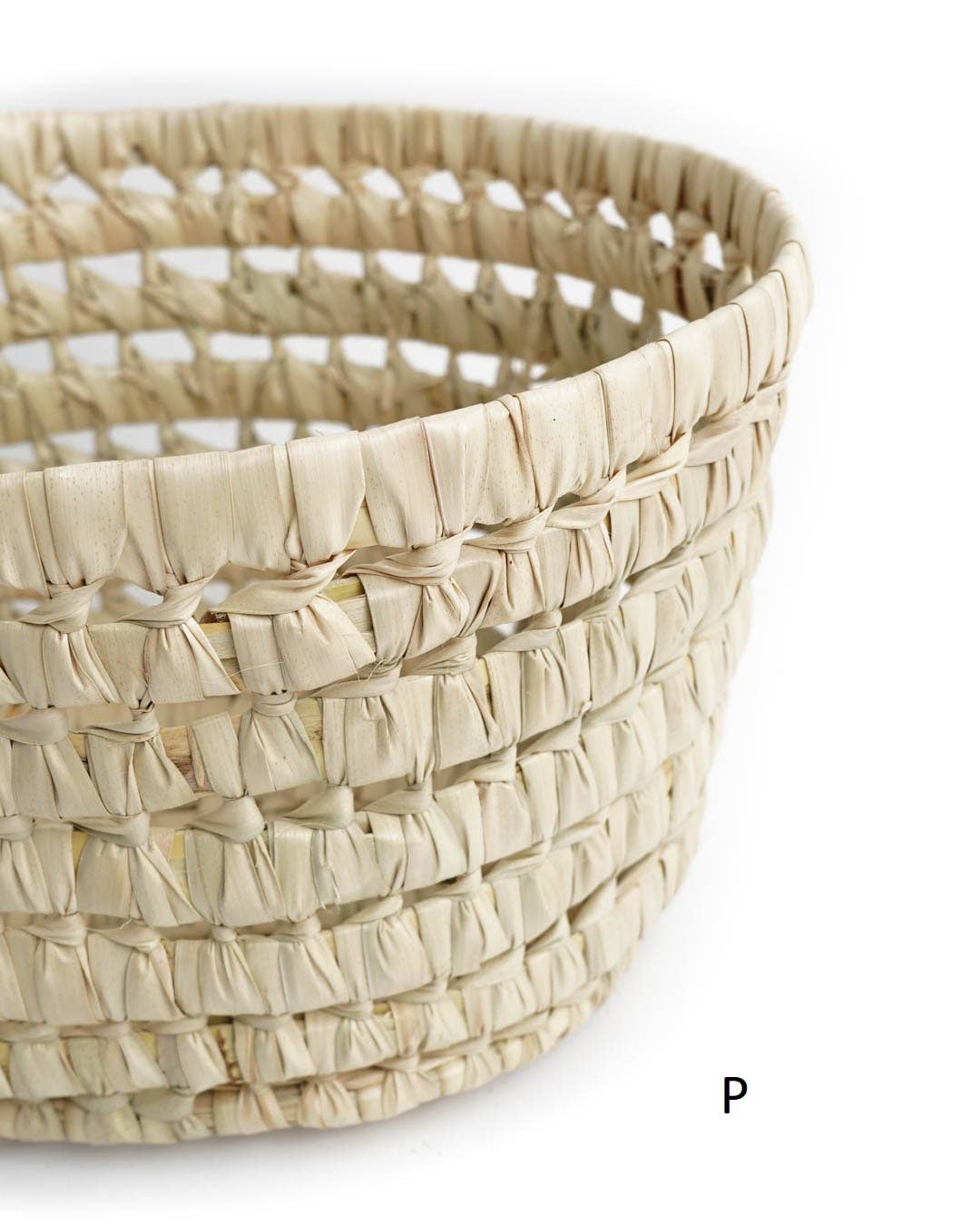 High crafty – wholesale Basket – Handcrafted Simple Round Basket – Natural Palm – Christmas 6