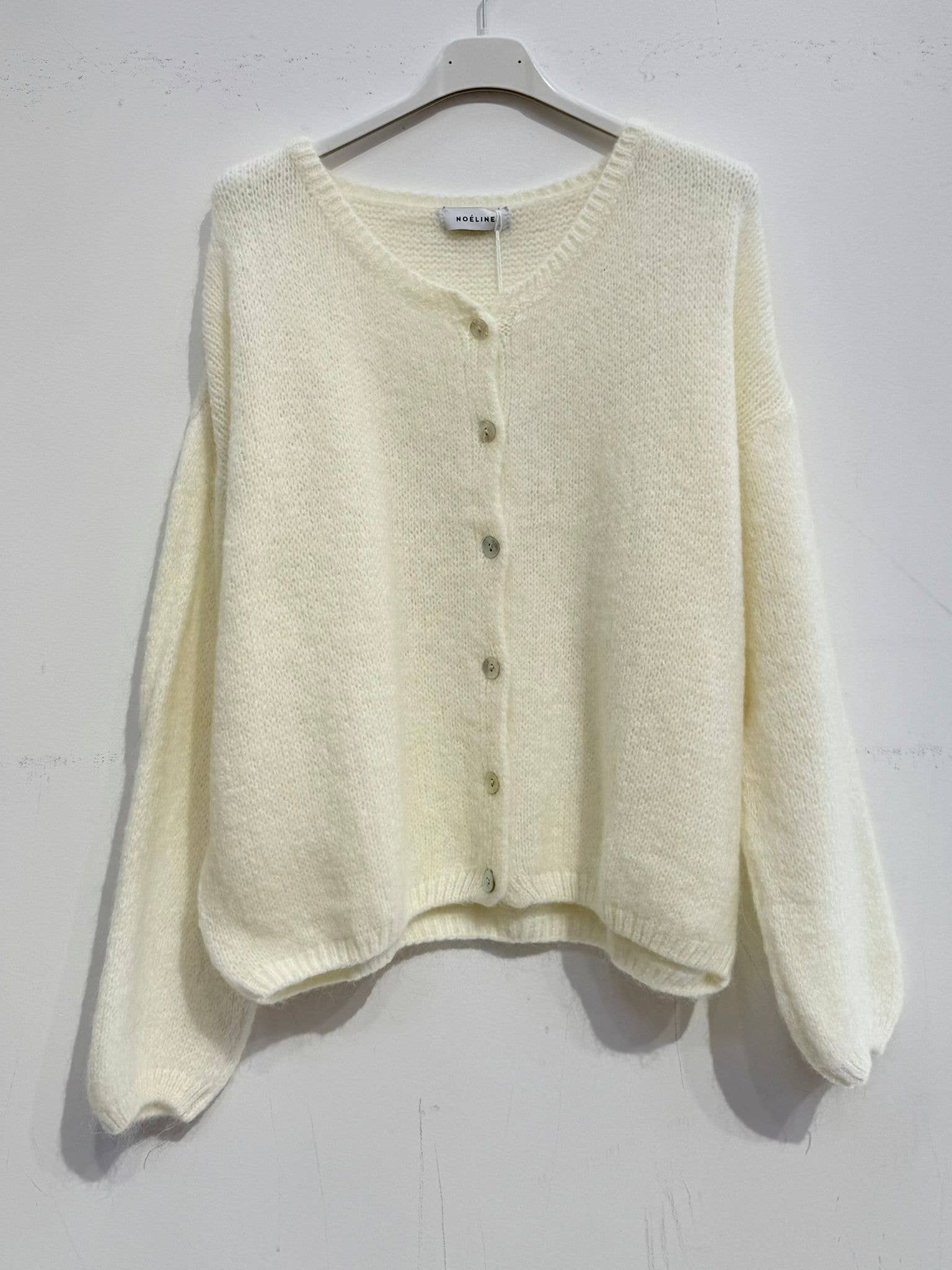 NOELINE - Wholesale Cardigan - Women's - Kid mohair and wool vest 75353