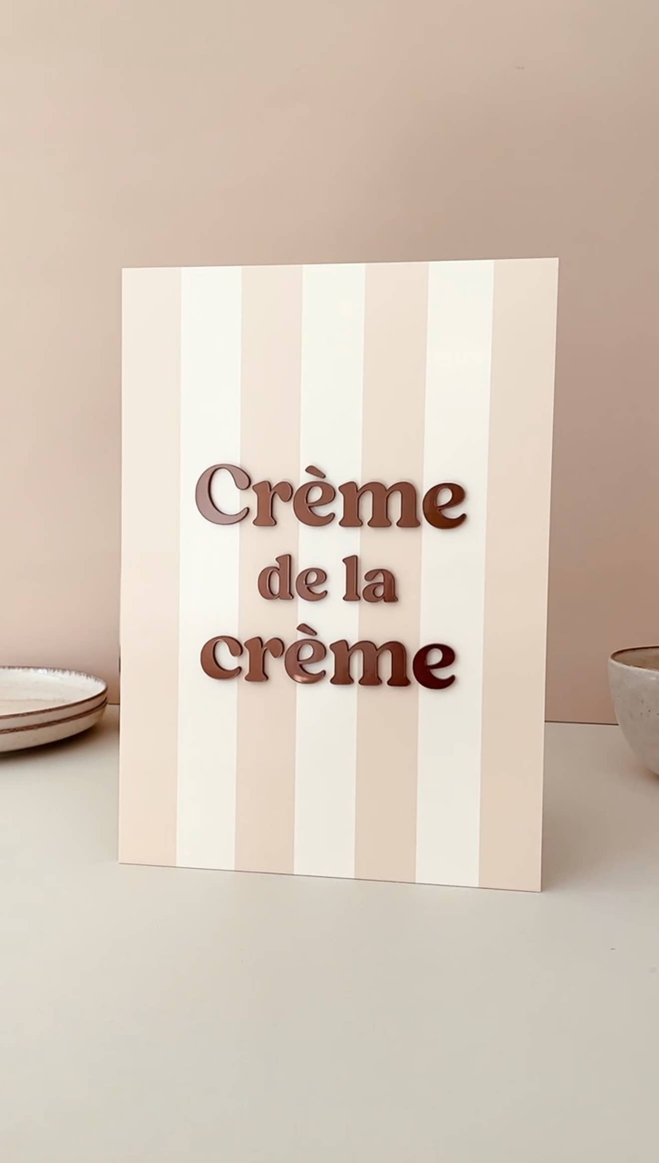 Print Your Love - Wholesale Sign - Crème de la crème poster2