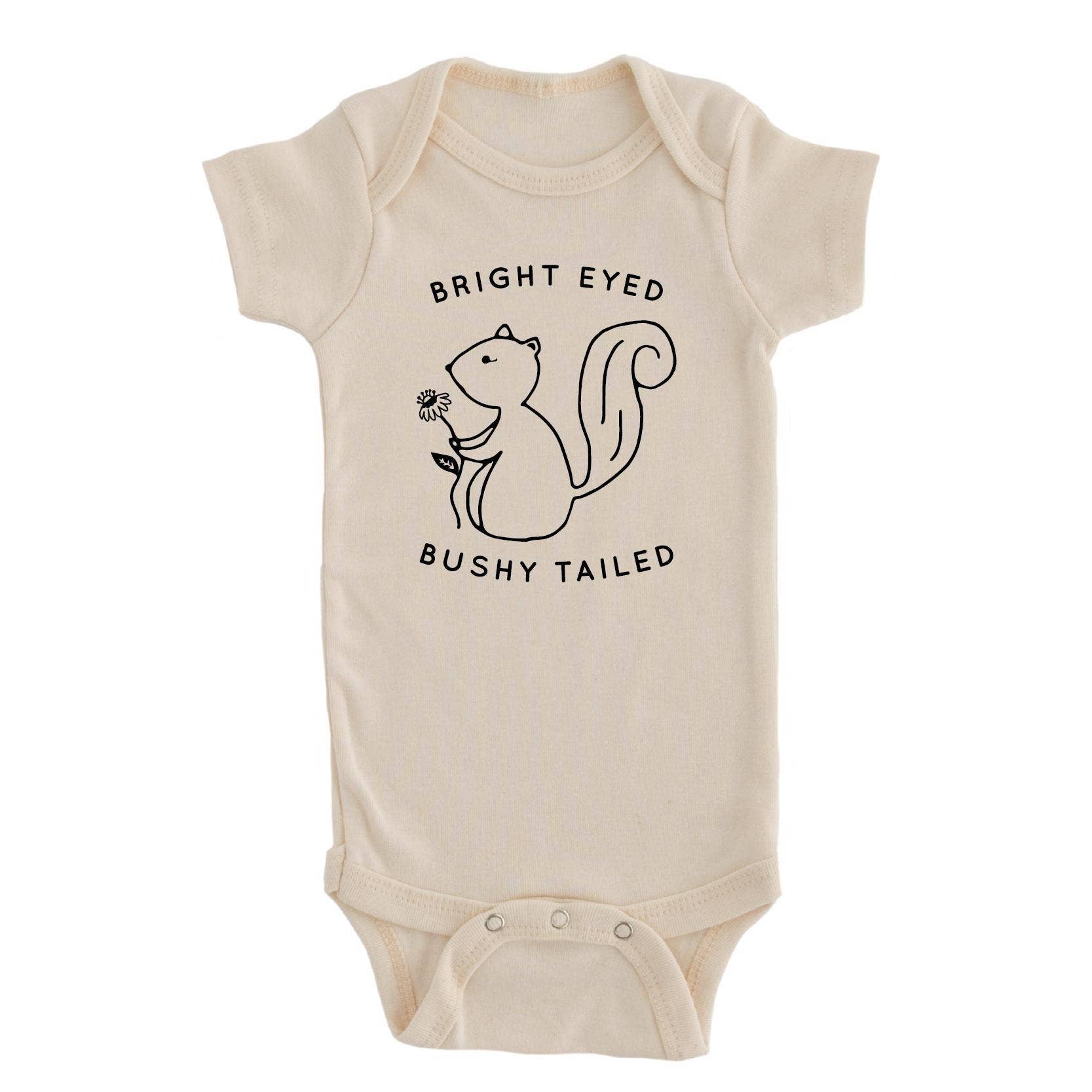 Nature Supply Co - Wholesale Bodysuit (Non-Footed) - Baby - Bright Eyed Bushy Tailed Baby Bodysuit Onesie Baby Clothing0