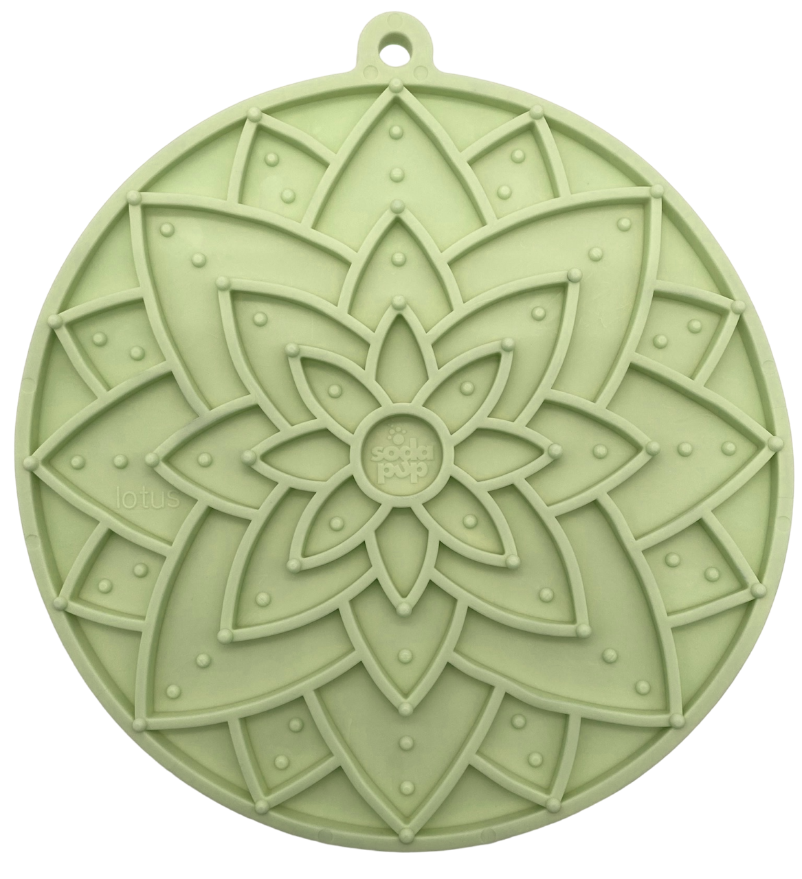 SodaPup Dog Toys - Wholesale Pet Food Mat - Dog - Lotus eMat Enrichment Lick Mat With Suction Cups1