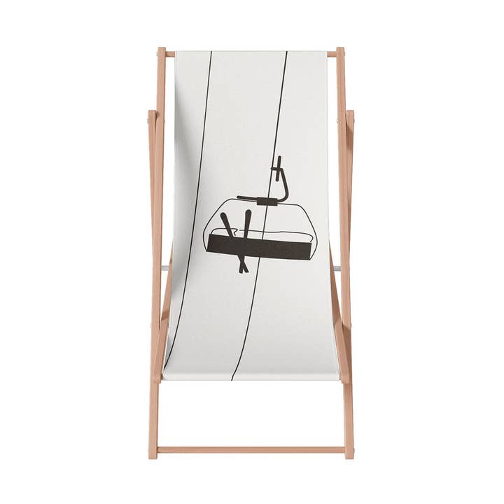 Coast and Valley – wholesale Utomhusstol – Svartvit chilensk solstol för skidåkning1