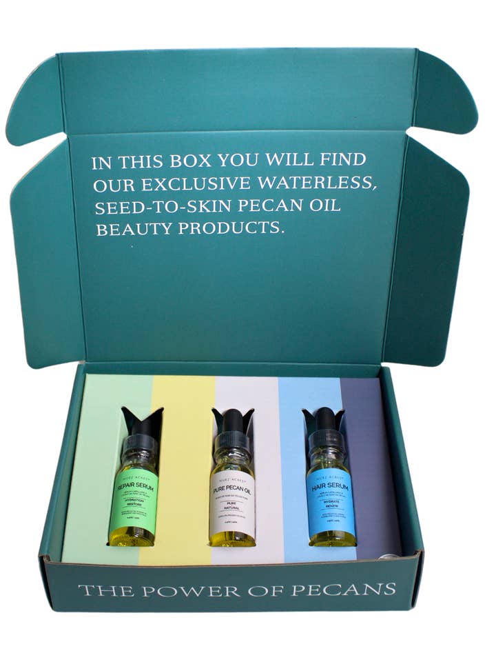 Nuez Acres® 3-Pack Gift Box – Customizable Radiance for wholesale by Nuez Acres