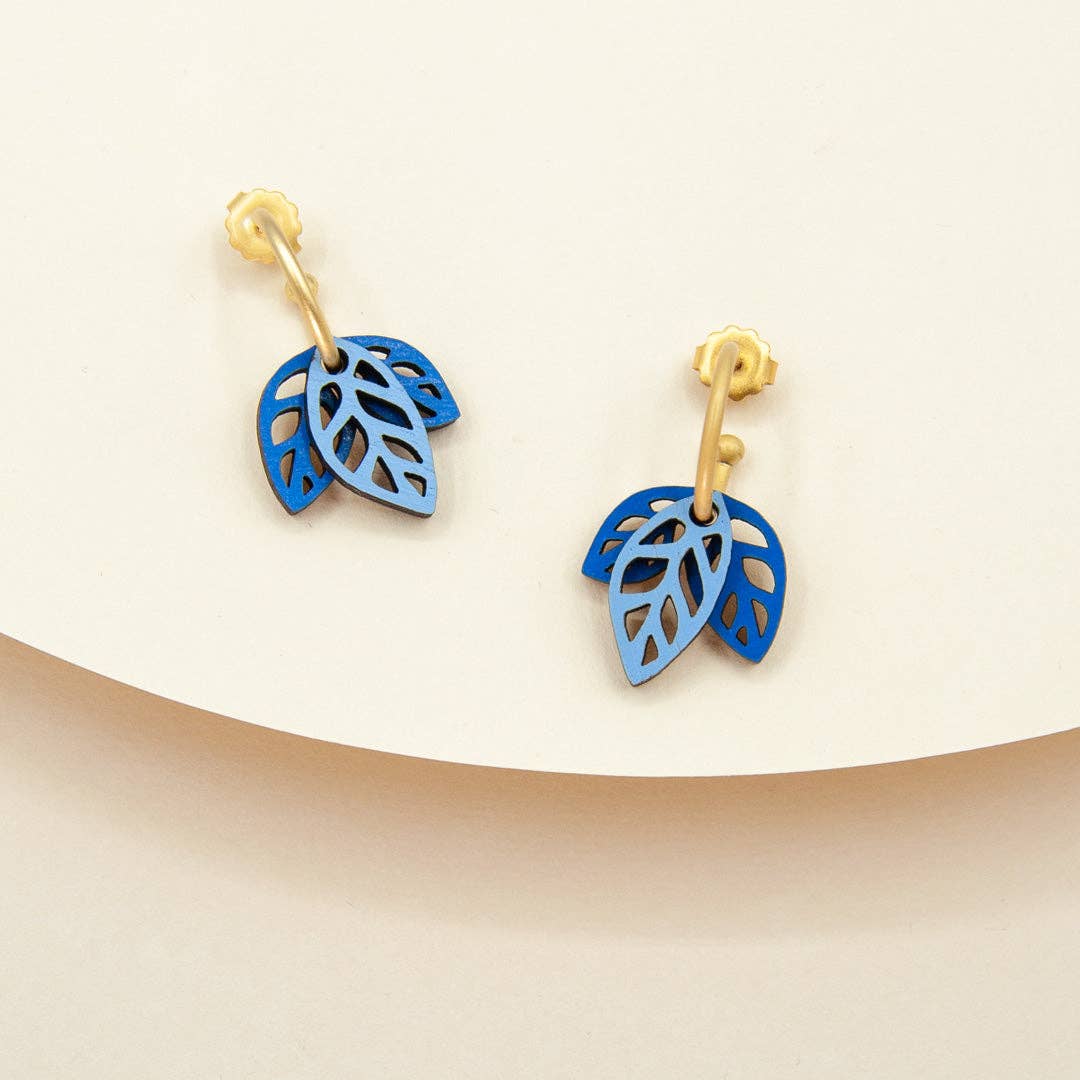 Materia Rica - Wholesale Dangle Earrings - Rustling Blue Mini0