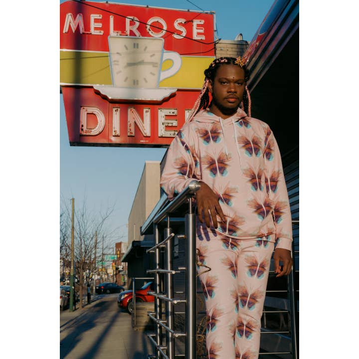 Bipolar Butterfly AOP Joggers (Pink) for wholesale by Urbancoolab