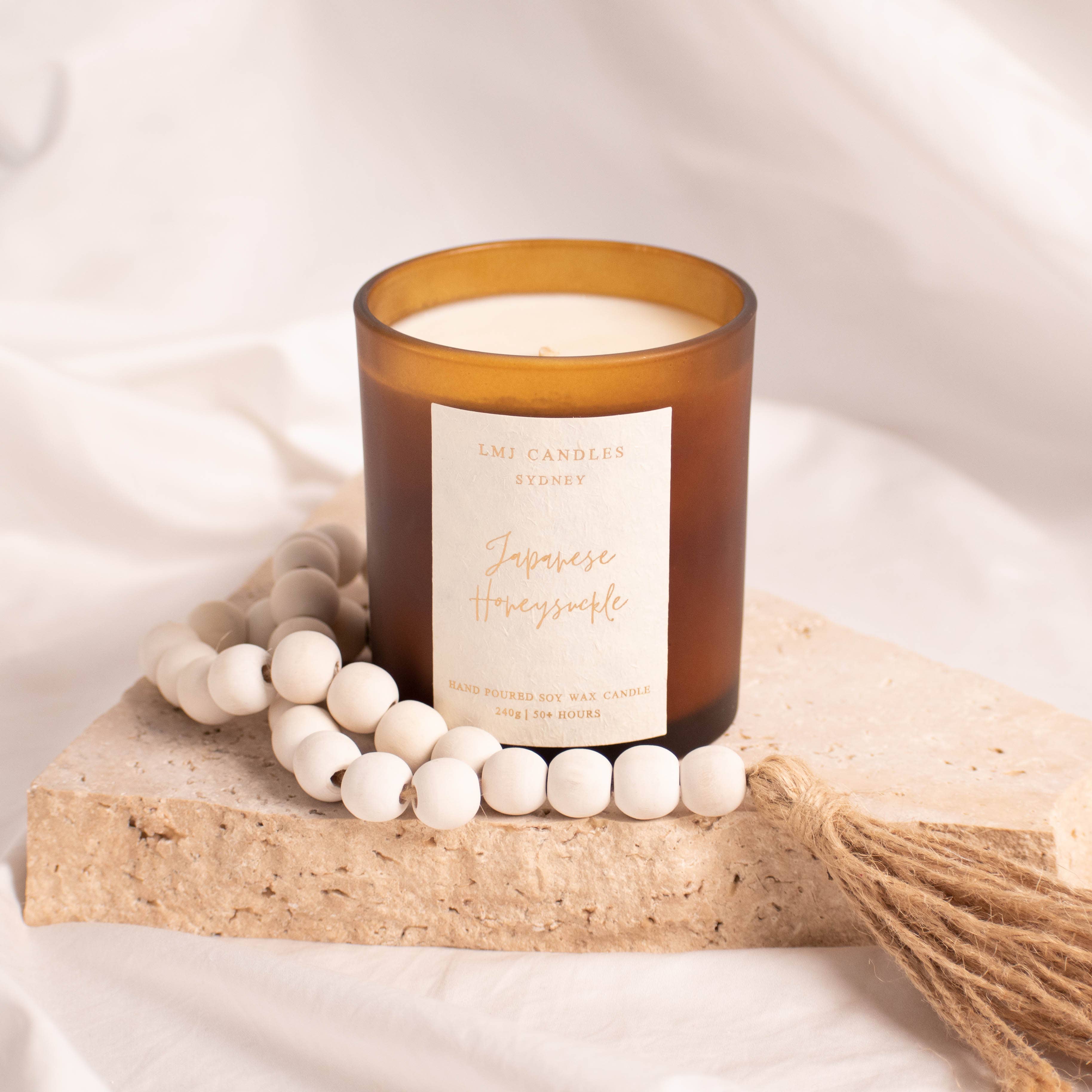LMJ Candles - Wholesale Jar/filled candle - Japanese Honeysuckle Soy Wax Candle