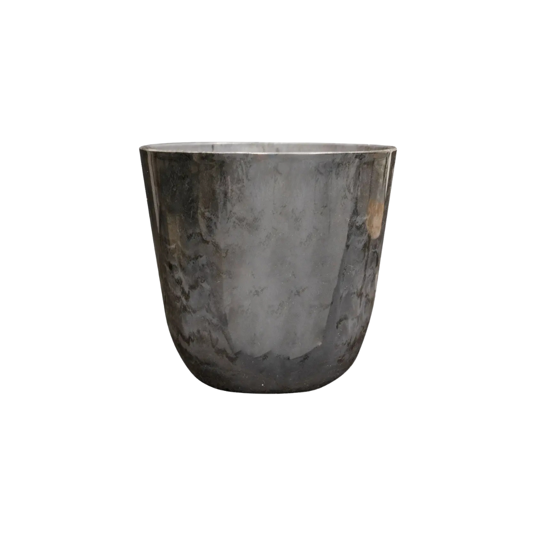 Oasis of Life - Wholesale Plantenpot - Plantenpot Palermo Marmer – Grijs – D35xH32cm – Grote bloempot in marmerlook – Moderne plantenbak voor binnen & buiten – Stijlvolle decoratieve pot voor grote planten & palmen0
