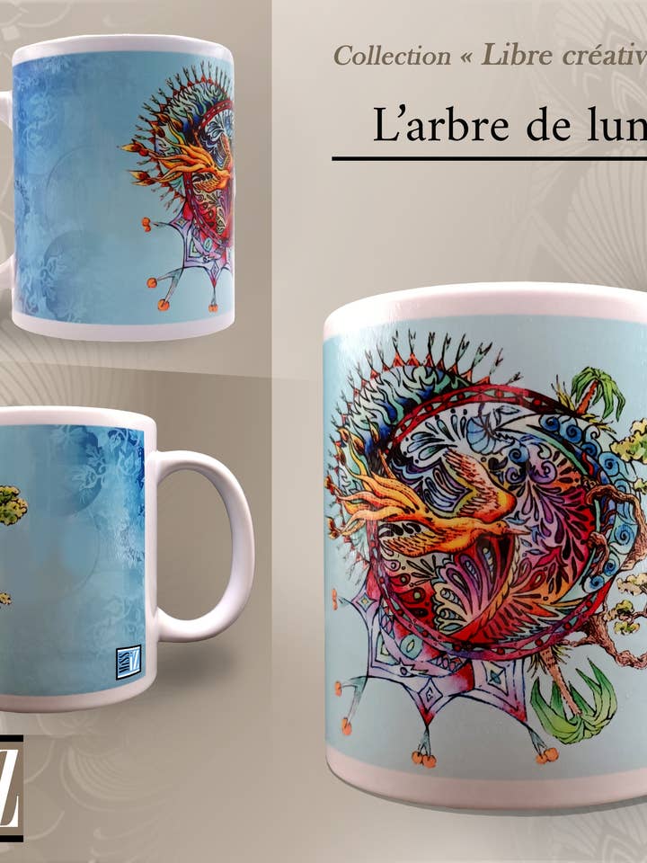 Mug -
The moon tree for wholesale by Miss Iz