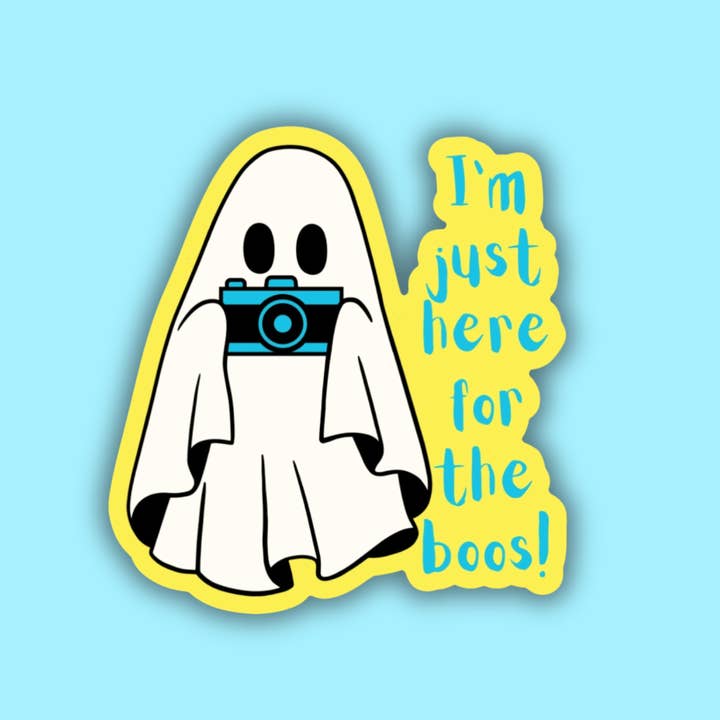 Cacti Rebel - Wholesale Sticker - I'm Just Here for the Boos Sticker
