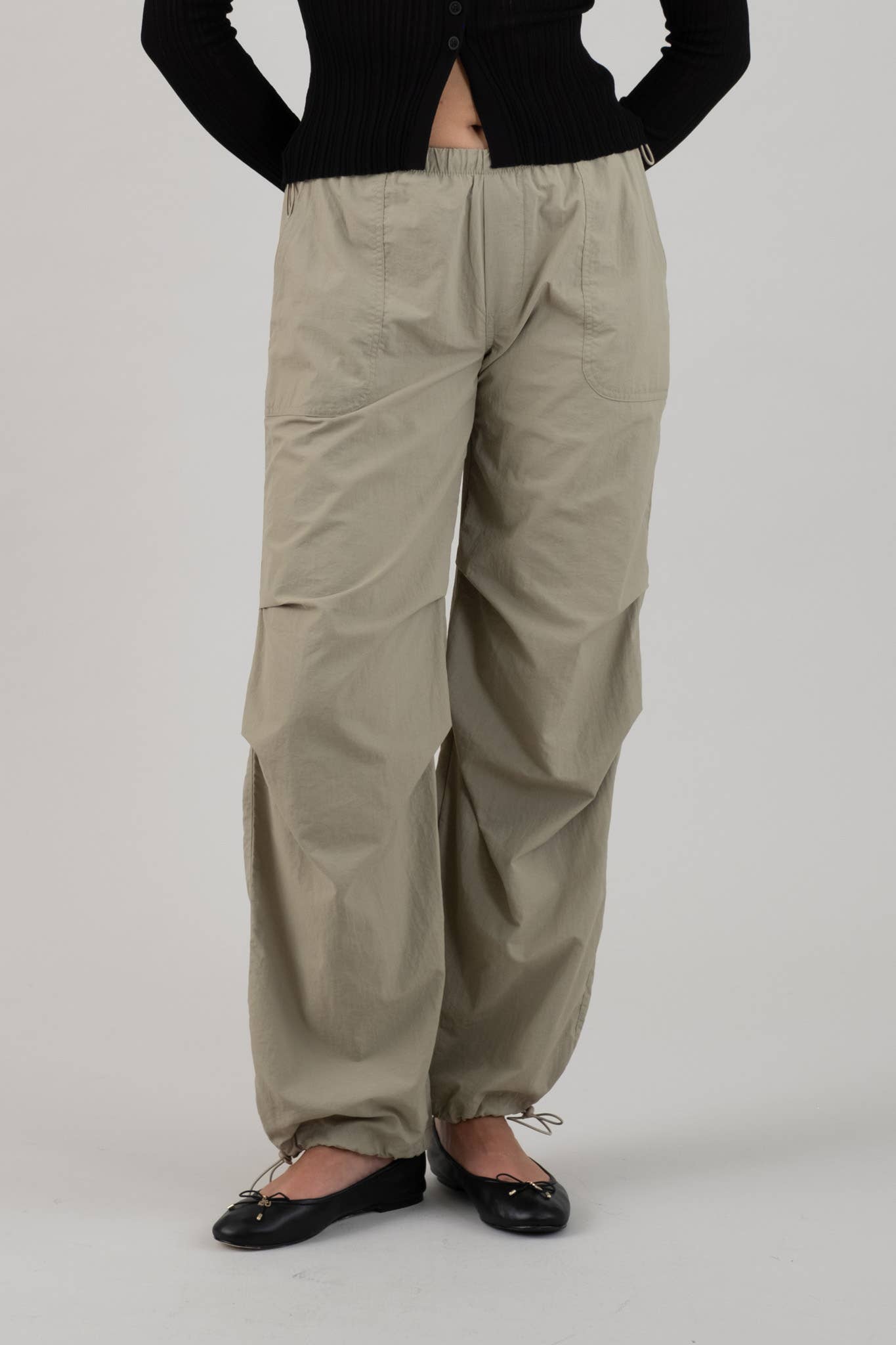 The Workshop Studio - Wholesale Pants - Women's - DRAWSTRING PARACHUTE PANTS11