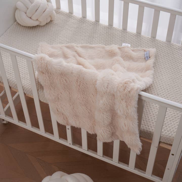 Zoe Sage - Wholesale Bedding Blanket - Kids & Baby - Cloud Bubble Blanket - French Vanilla2