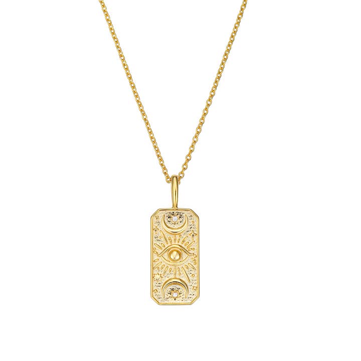 Spitfire Girl - Wholesale Pendant/Charm Necklace - Goddess Moon Tarot Necklace
