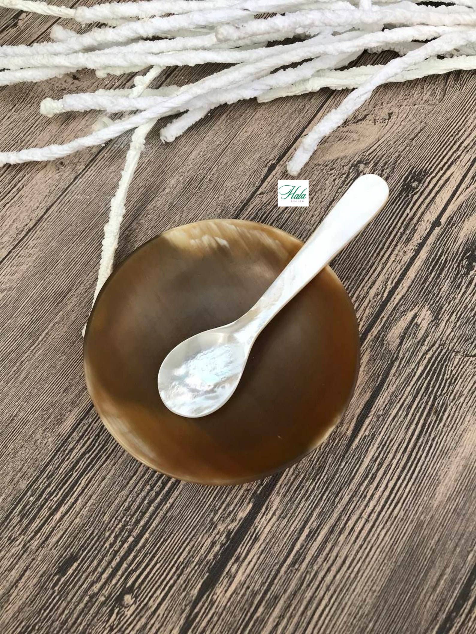 Hala Design - Wholesale Table Spoon (Cutlery) - Custom Oyster Caviar Spoon, Golden Oyster Caviar Spoon7