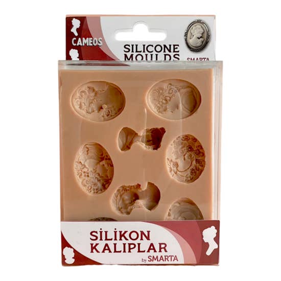Smarta silikonform - Cameos för wholesale av Zwajomi Clay