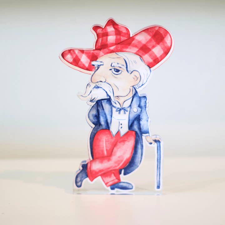 Red & Blue Reb Acrylic for wholesale by Front Porch Elegance