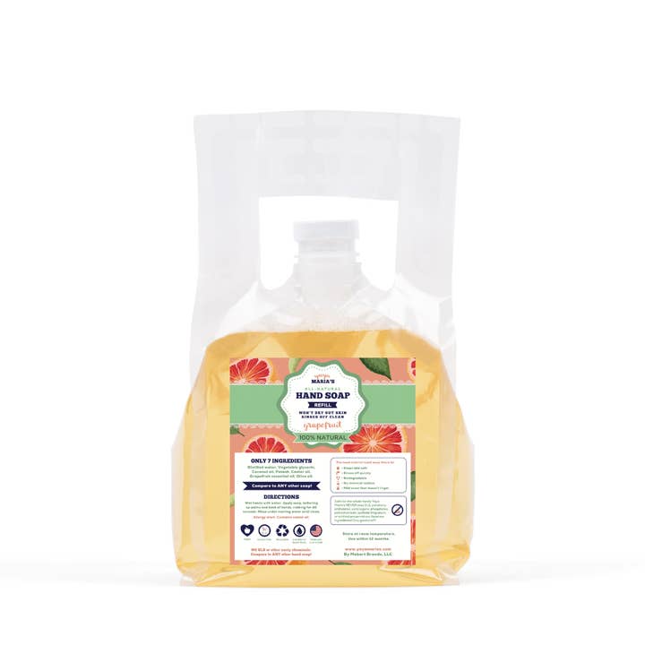 Yaya Maria's - Vendita all'ingrosso Sapone/Lozione per mani - Sapone naturale per le mani, ricarica sfusa, 5 galloni, zero rifiuti, a circuito chiuso11