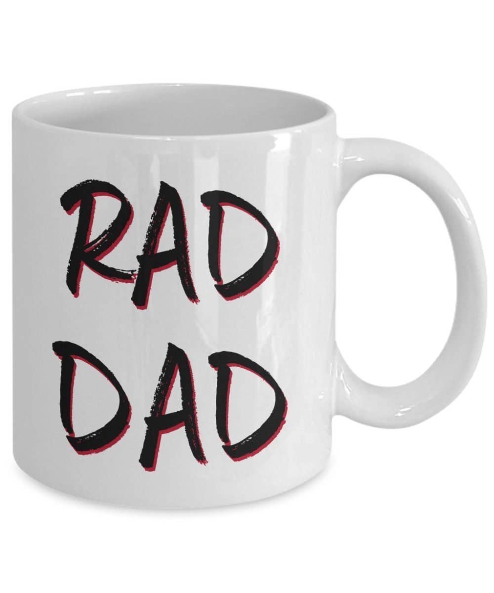 CustomHappy - Wholesale Coffee Mug - Rad Dad Mug - Rad Dad Gift1