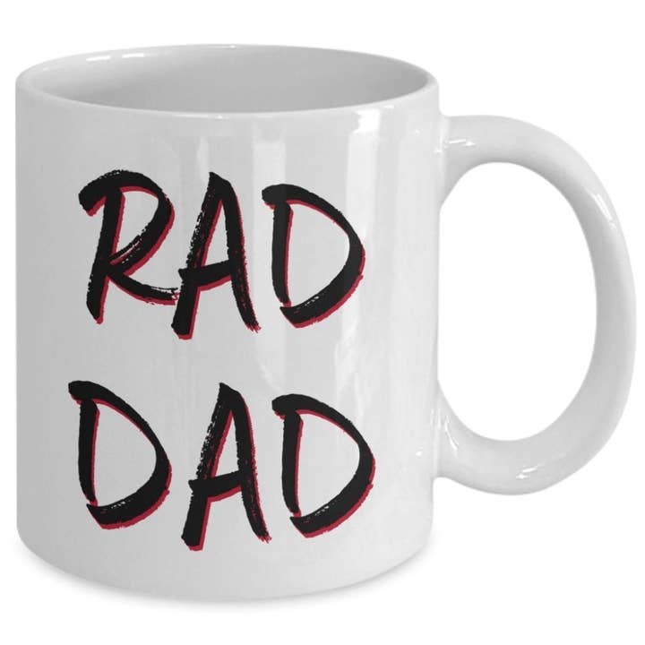 CustomHappy - Wholesale Coffee Mug - Rad Dad Mug - Rad Dad Gift1