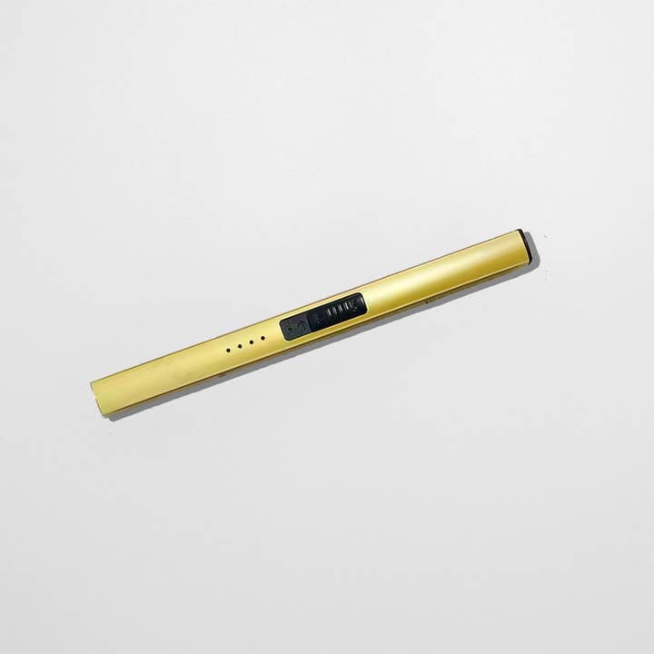 Norden Candle Supply - Wholesale Lighter - Custom Engraved Gold Rechargeable Electric Lighter