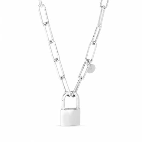 Silverlås Kedjelänkhalsband, Paperclip Kedjehalsband för wholesale av PureYou Jewelry