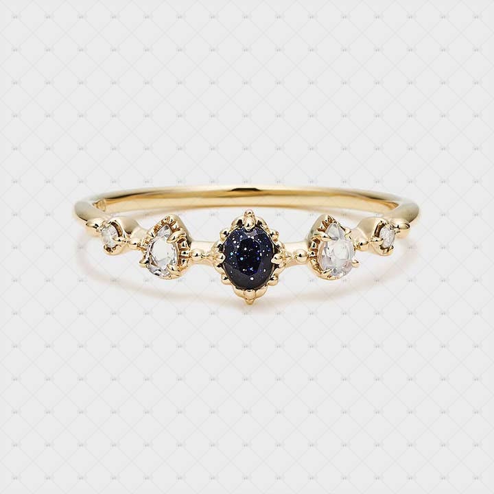 S925 Silver Noble Star Purple Stone Ring for wholesale by Gioiellin - S925 Silver Jewelry