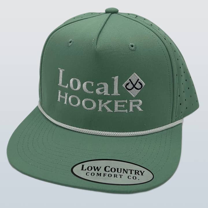 LH019S 5PERF Text SAGE for wholesale by Local Hooker