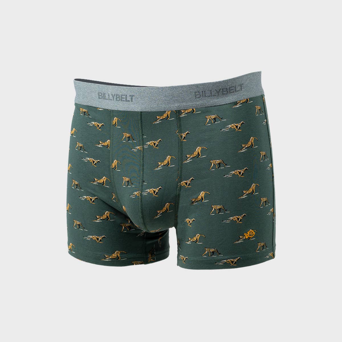 BILLYBELT - Wholesale Underwear - Men's - Organic cotton boxer - Green wild