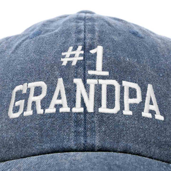 Dalix - Wholesale Honkbalpet - Heren - DALIX Nummer 1 Grandpa cadeauhoed baseball pet