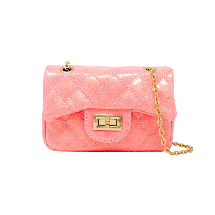 Tiny Treats and ZOMI GEMS - Wholesale Crossbody Bag - Kids - Classic Quilted Sparkle Mini Purse