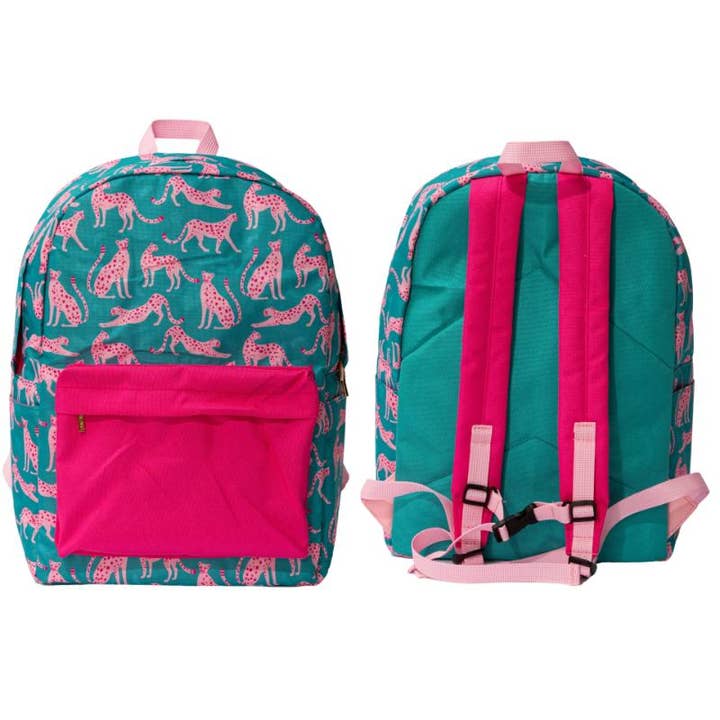 Kids See ya, cheetah Backpack for wholesale by Jane Marie