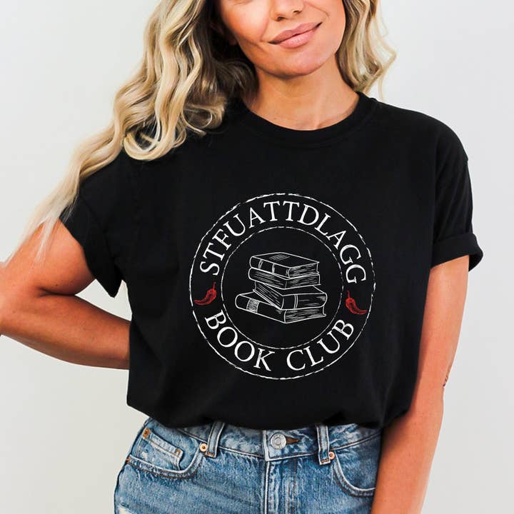 STFUATTDLAGG Bogklub T-shirt for engroshandel hos Little Smut Closet