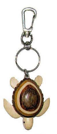 Dolfi - Vente Porte-clés – unisexe - Porte-clés tortue en bois0