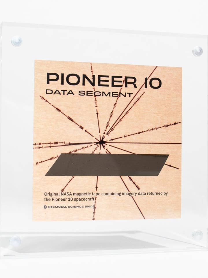 Section des données de la mission Pioneer 10 de la NASA pour la vente par Stemcell Science Shop