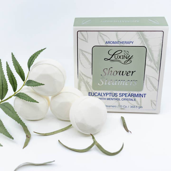 Shower Bomb | Eucalyptus Spearmint | Shower Steamers for wholesale by Luxiny Products - Luxurious Bath and Body