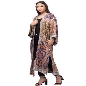 Powder Tropical Toile Kimono Jacket – Daisy Mae Boutique