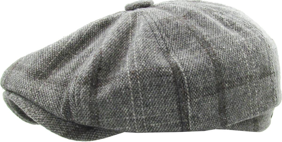 KBETHOS - Vente Casquette gavroche – homme - Ascot à carreaux et boutons13
