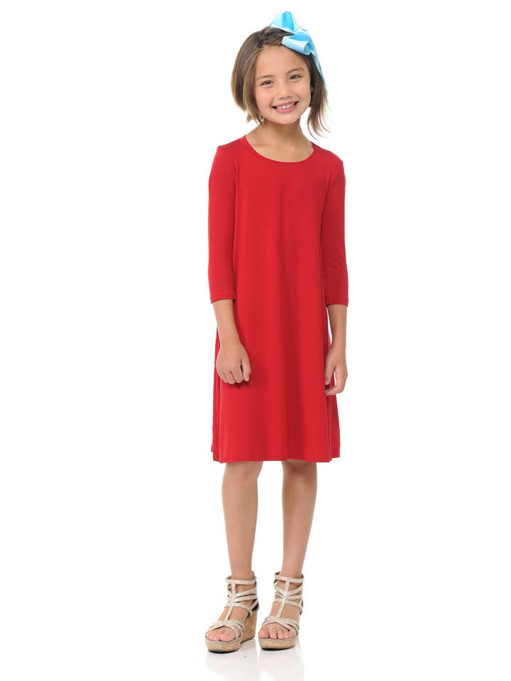 Allium - Wholesale Dress - Kids - Trapeze Dress7