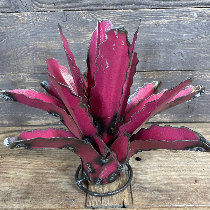 My Amigos Imports - Vendita all'ingrosso Decorazioni da tavolo - Maguey Agave Cactus di Metallo Colorato-Cactus-33x28 cm-NUOVO18