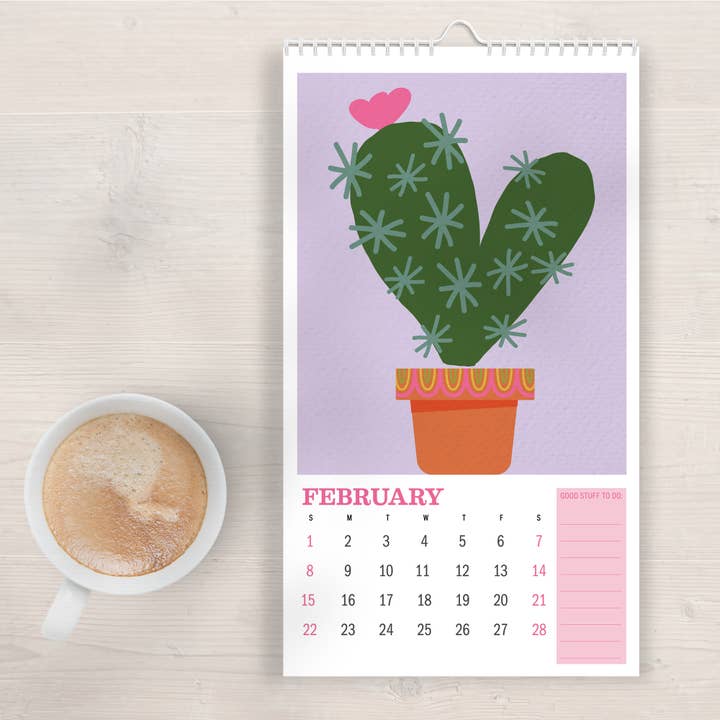 strawberryluna - Wholesale Calendar - 2026 Wall Calendar Illustrated Botanicals and Nature Art2