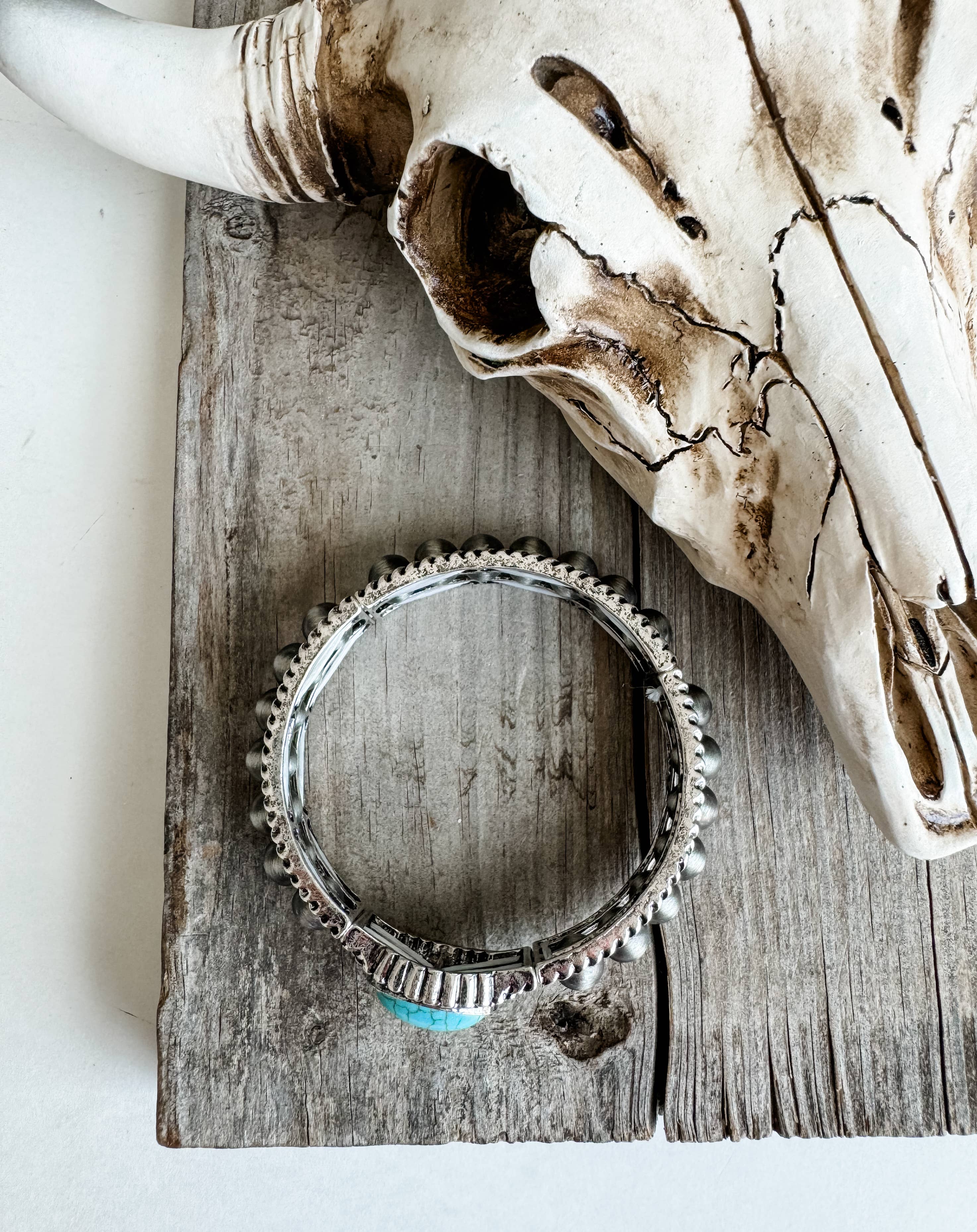 Boho Ranch Shop - Wholesale Beaded Bracelet - Navajo Style Pearl Stone Stretch Bracelet5