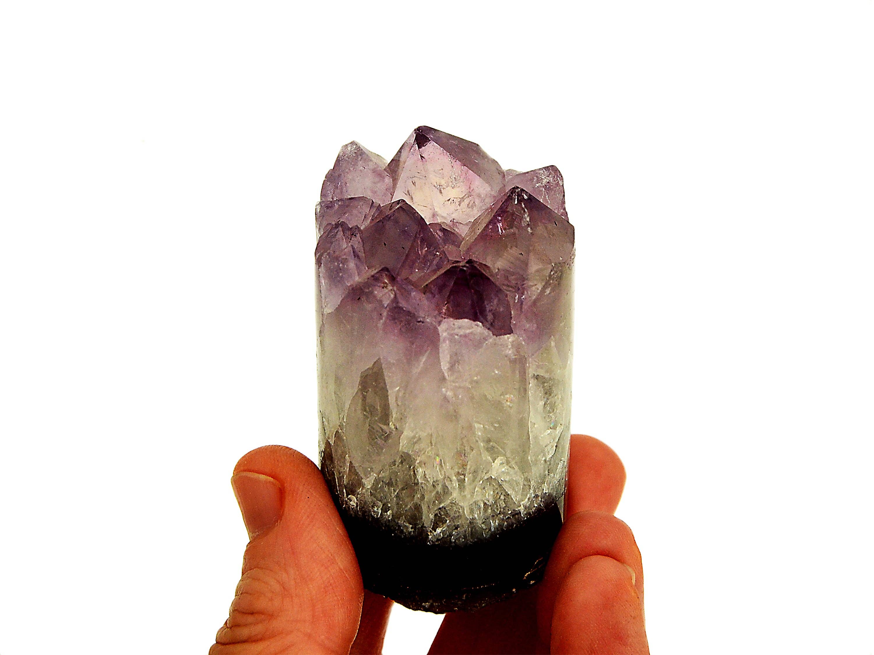 Kaia & Crystals - Wholesale Spiritual Stone/Crystal - Amethyst Druzy Cylinder (40mm - 70mm)5