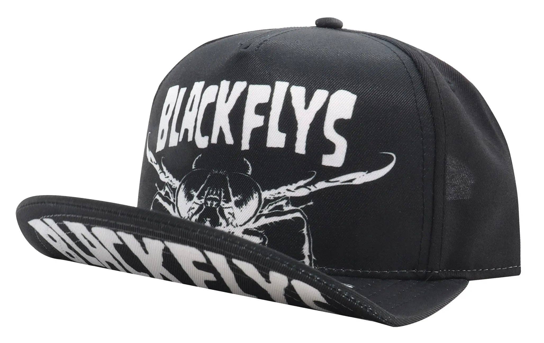 Black Flys Eyewear - Wholesale Flat Brim Cap - Unisex - Flyzig Flip-Bill Snapback2