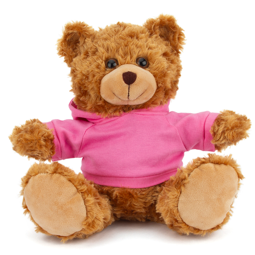 Plushland – wholesale Stuffed/plush toy – Kids & baby – 11" Personalized Teddy Bear in Hoodie | Custom Sitting Bear10
