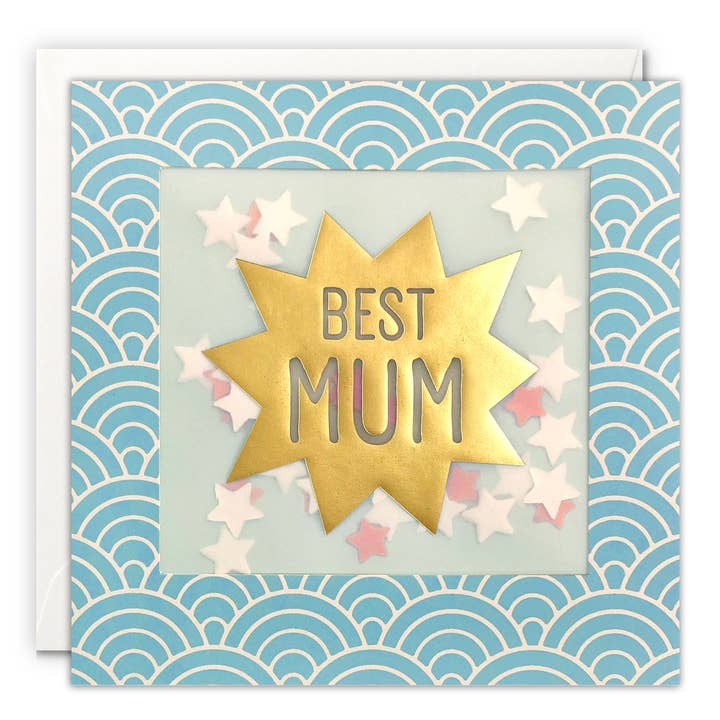 Best Mum Confetti Mother's Day Card - Paper Shakies Deco for wholesale by James Ellis