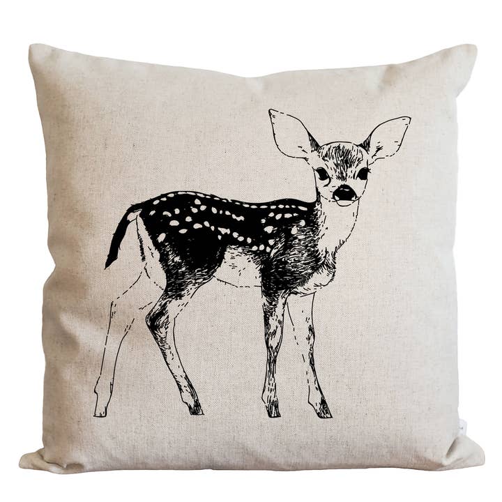 Fawn Pillow Cover for wholesale by Porter Lane Home