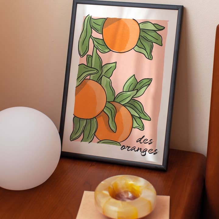 cai & jo - Venta al por mayor Ilustración - Impresión Des Oranges1